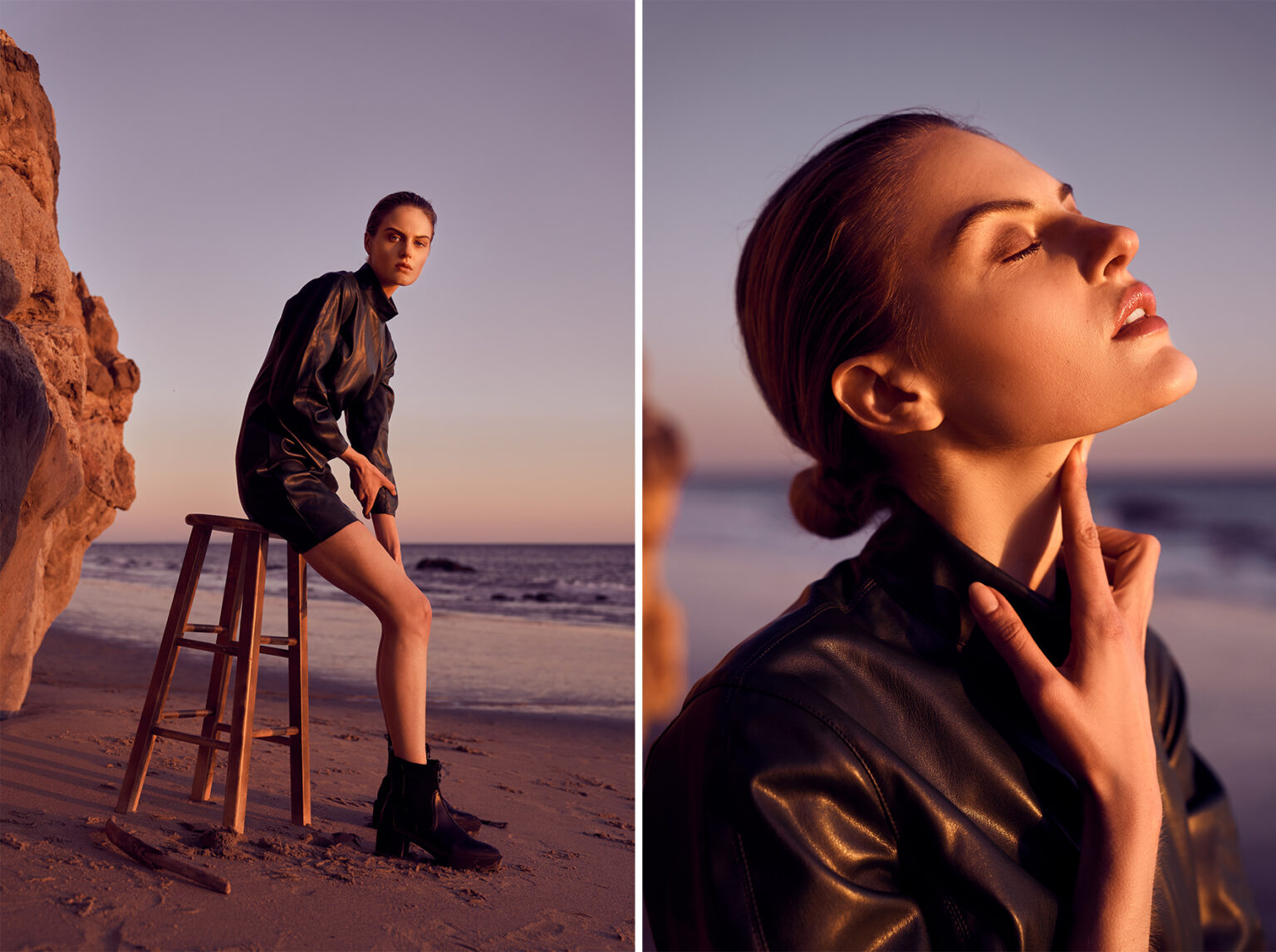 Daniel Gossmann for Two Vision Models Model Cara Ruetz